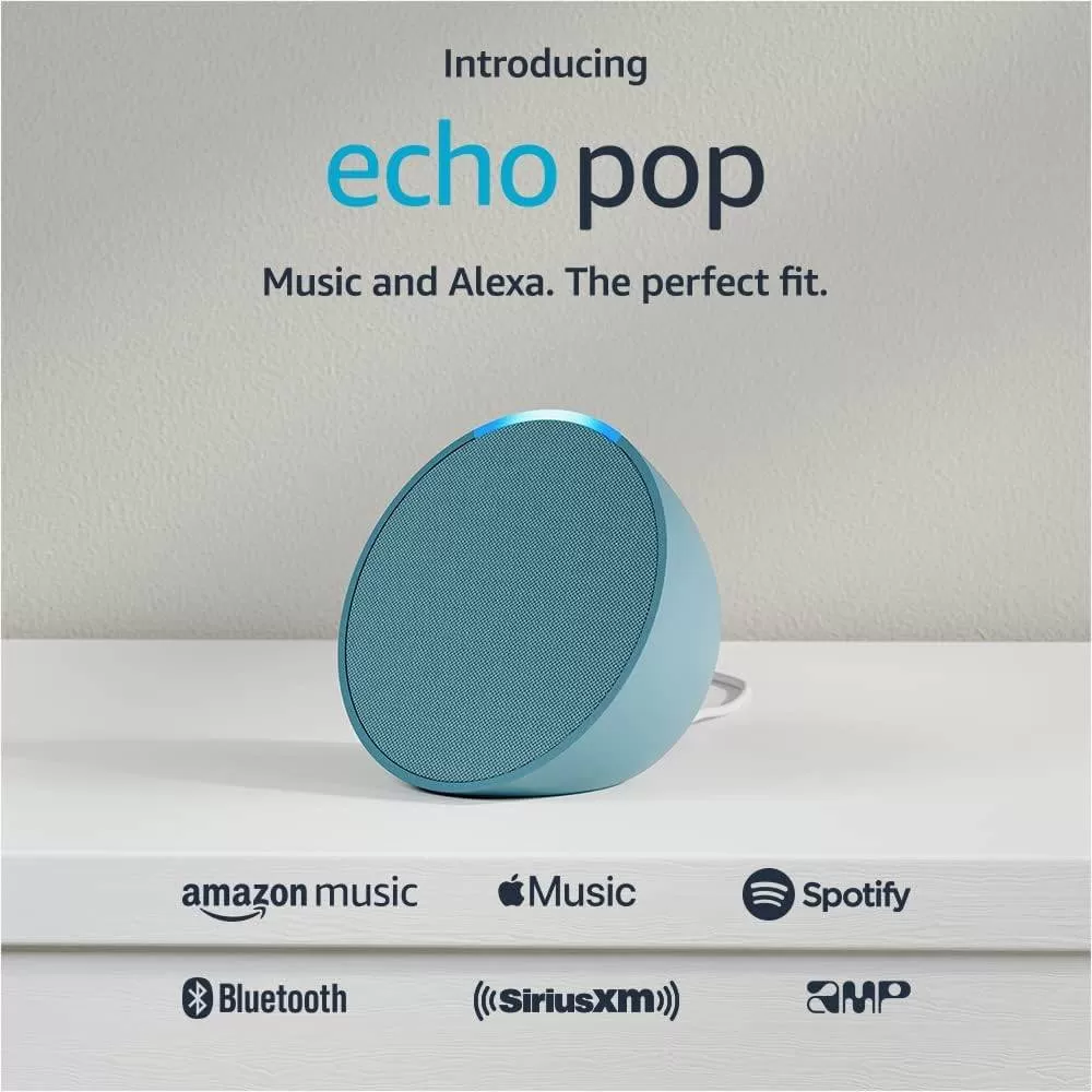 Amazon Echo Pop Con Asistente Virtual Alexa Midnight Teal - Imagen 2