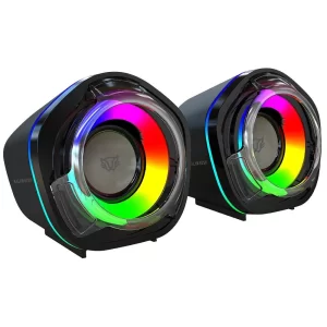 Bocinas 2.0 Gamer Glimm Penta BG545 Balam Rush Conexión Bluetooth 5.0/USB, Iluminación RGB 10 modos, 6w RMS. Sonido estéreo