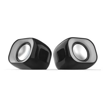 Bocinas HP DHS-2111 BOCINA 2.0 MULTIMEDIA HP Rated power: 2x 3W Conexión: 3.5 mm jack (audio), USB (power) / Power supply: USB (5V) - Imagen 3