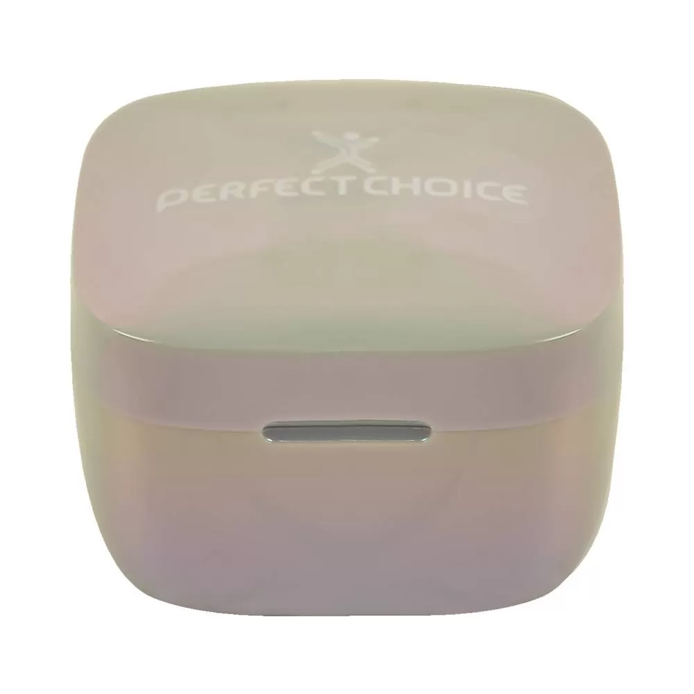 Audífonos Inalámbricos Bluetooth Brillantes Pearl Color Gris | PERFECT CHOICE - Imagen 2