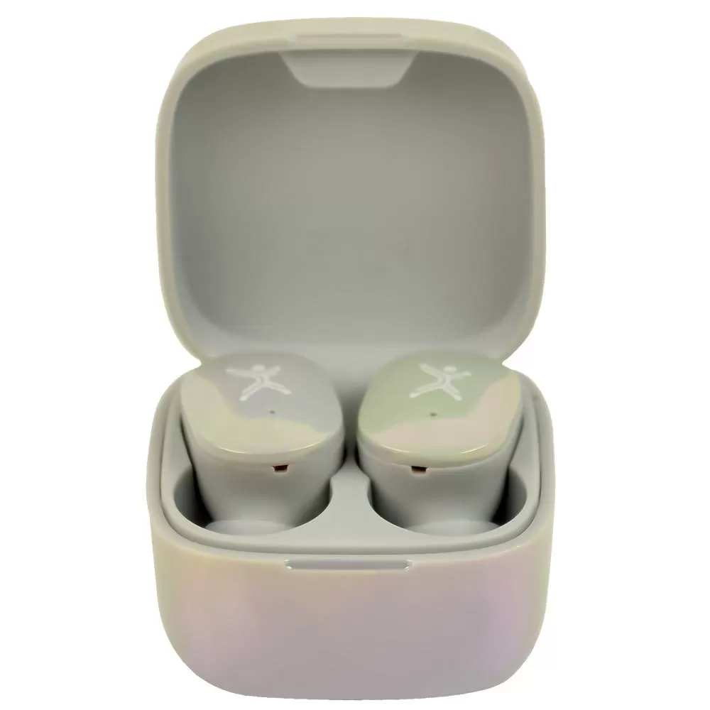 Audífonos Inalámbricos Bluetooth Brillantes Pearl Color Gris | PERFECT CHOICE - Imagen 3