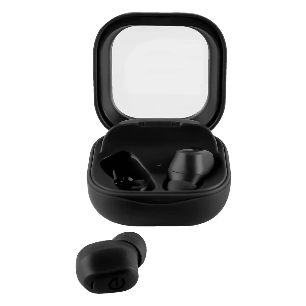 FLORELA AUDÍFONOS TWS CON VENTANA Color Negro EASY LINE - Imagen 2