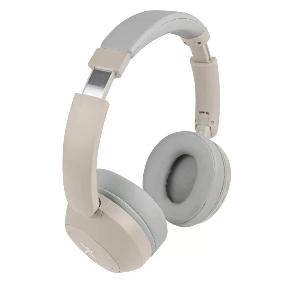 Audifonos Bluetooth Inalámbricos Diadema Plegable Soundia Color Taupe | PERFECT CHOICE