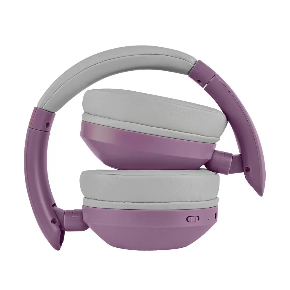 Audifonos Bluetooth Inalámbricos Diadema Plegable Soundia Color Morado | PERFECT CHOICE - Imagen 2