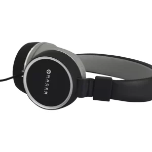 Diadema Naceb Technology NA-0310G, Gris, 3.5 mm, 1.2 m, 110 DB +- 3DB