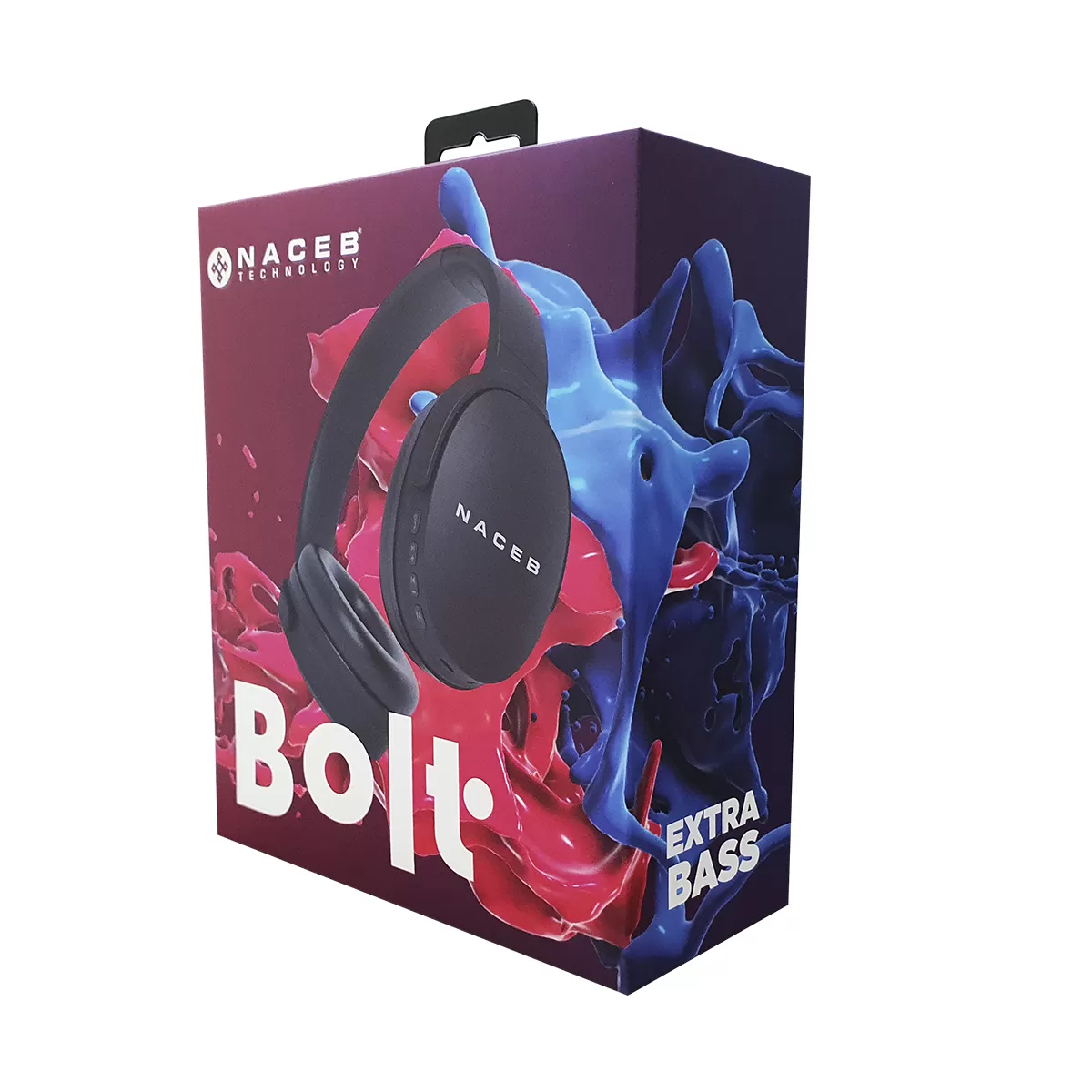 Audífonos Naceb Technology NA-0319, Negro, Bluetooth 5.0 - Imagen 4