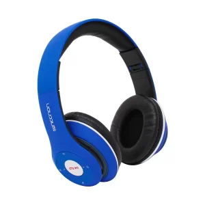 AUDIFONOS OVER-EAR BLUETOOTH NBH-01 SONIDO HI-FI 3.5MM RADIO FM MICRO SD 3.5MML MANOS LIBRES RUBBERIZED AZUL