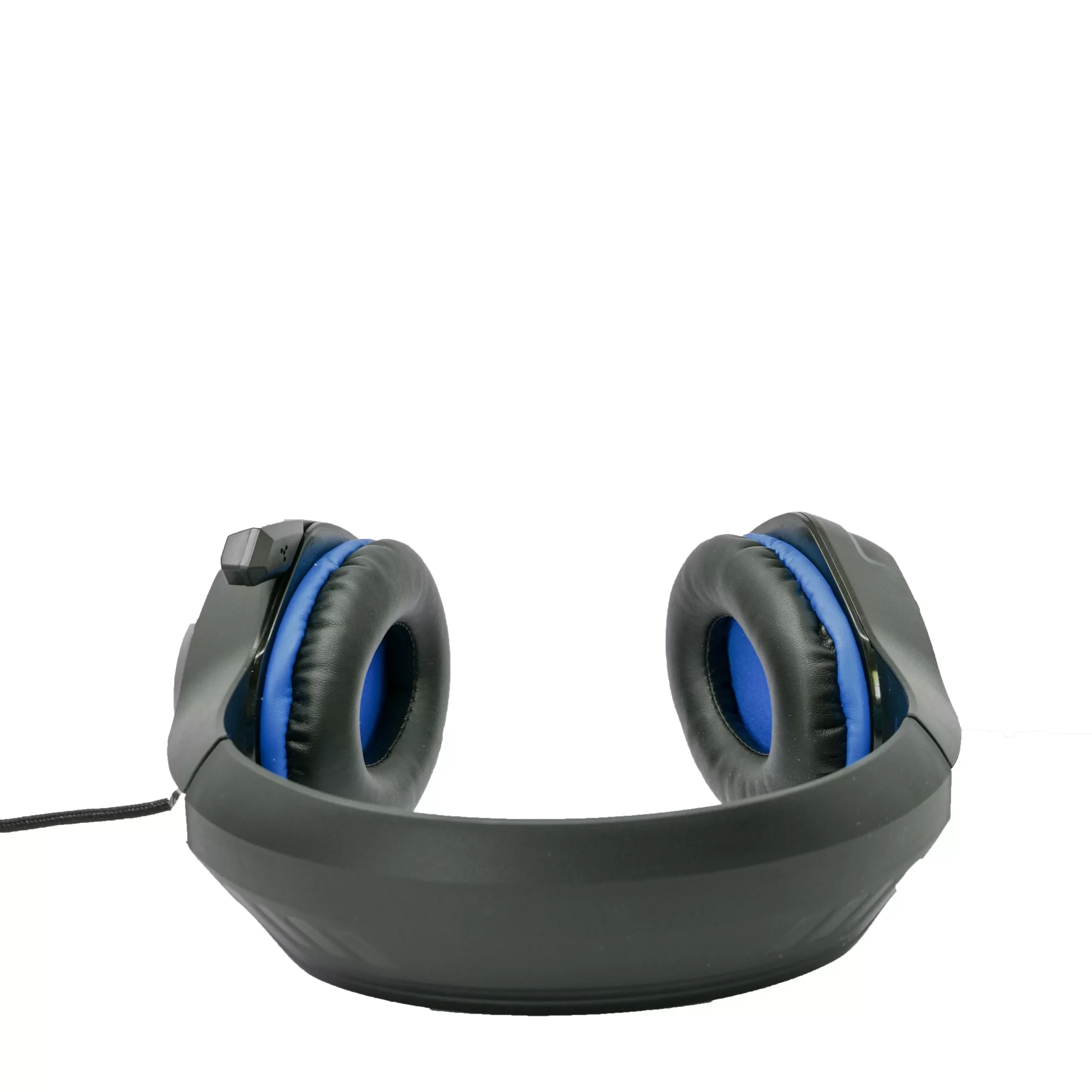 HEADSET GAMING OVER-EAR NBHG VIPER LED ALAMBRICO DIADEMA FLEXIBLE MICROFONO 3.5MM USB PC CONSOLAS CELULAR INC ADAPTADOR MEGABASS AZUL - Imagen 2