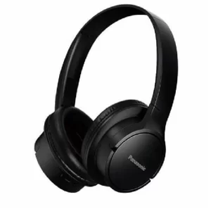 PANASONIC diadema Bluetooth, hasta 72 horas de uso continuo con MIC cancelacion de ruido, negro