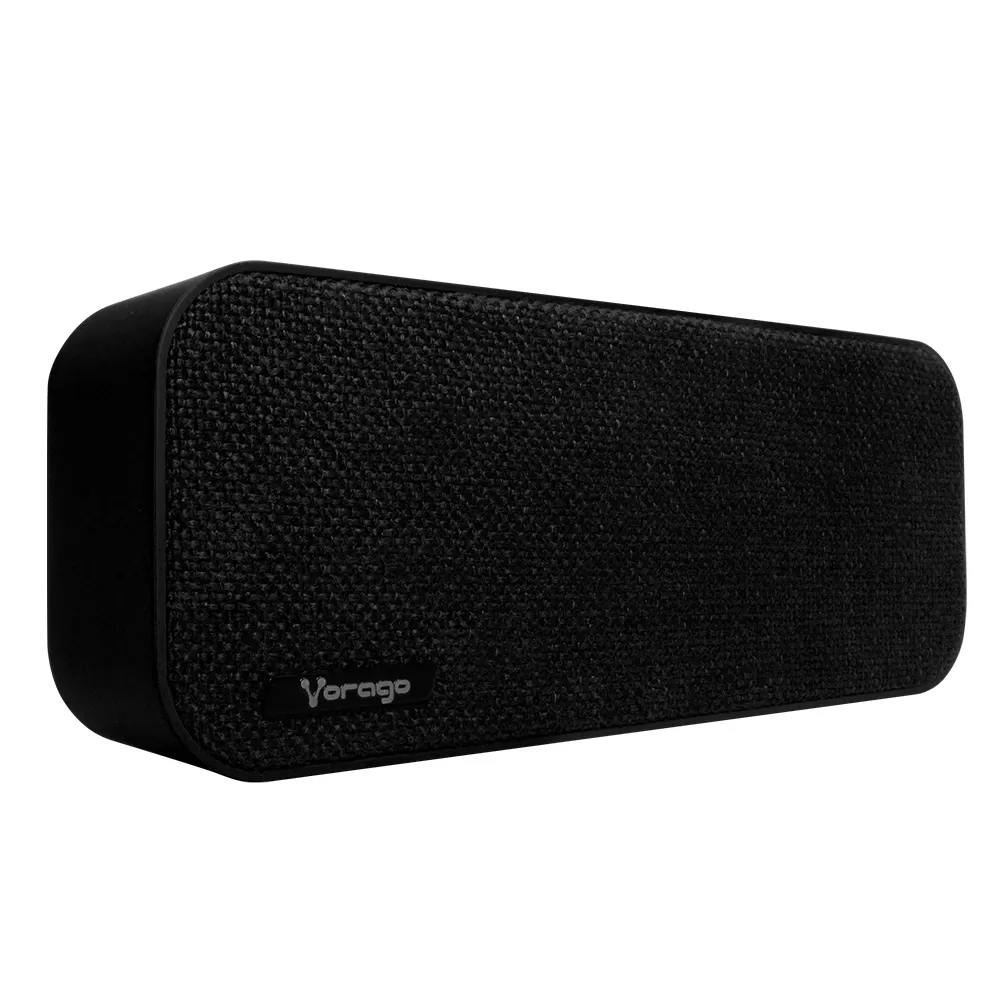 Bocina Portátil Bluetooth VORAGO BSP-150, Negro, 100 Hz ~ 18 KHz , 3W*2 - Imagen 3