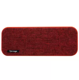 Bocina Portátil Bluetooth VORAGO BSP-150, Rojo, 100 Hz ~ 18 KHz , 3W*2