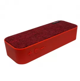 Bocina Portátil Bluetooth VORAGO BSP-150, Rojo, 100 Hz ~ 18 KHz , 3W*2 - Imagen 3