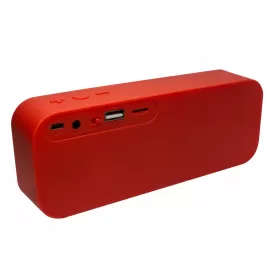Bocina Portátil Bluetooth VORAGO BSP-150, Rojo, 100 Hz ~ 18 KHz , 3W*2 - Imagen 4