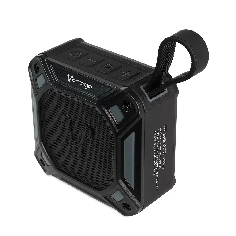 BOCINAS VORAGO BSP-300-V3 BLUETOOTH MANOS LIBRES IPX7 CON MONTAJE PARA BICICLETA - Imagen 2