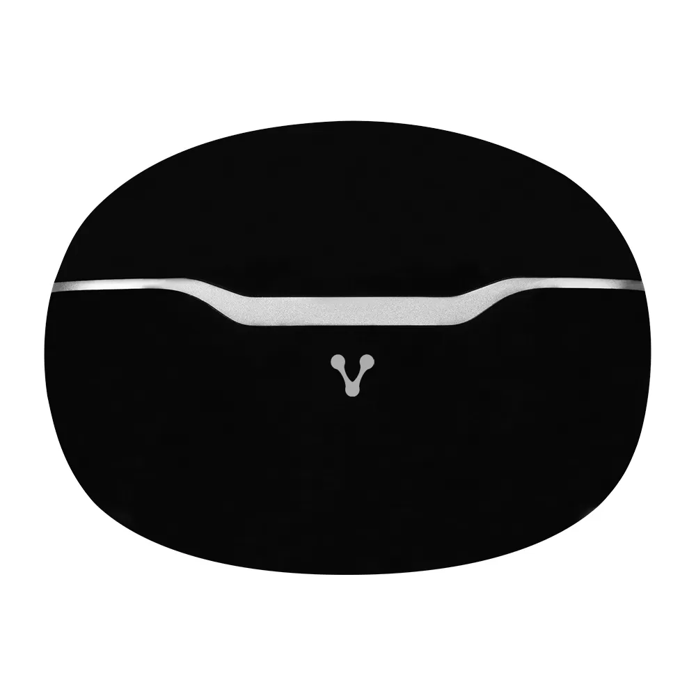 Audífonos bluetooth 5.3 con hasta 18 hrs de reproducción, controles táctiles, función de manos libres y aplicación móvil para configuración, Color Negro