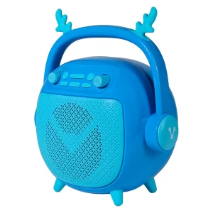 BOCINA VORAGO BSP-205 BLUETOOTH / MSD / USB / 3.5MM MICRÓFONO CON MODOS DE VOZ COLOR AZUL