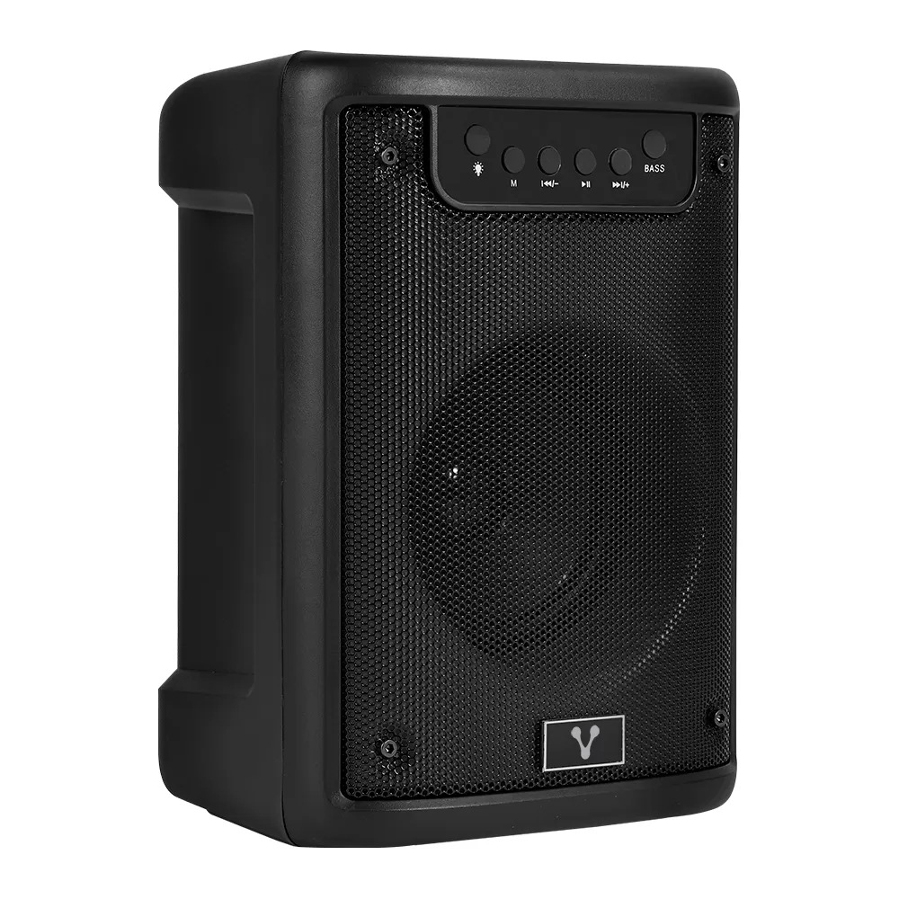 MINI BAFLE VORAGO KSP-205 NEGRO 4 10WATTS RMS / RECARGABLE / TWS BT 4HRS CARGA USB TIPO C - Imagen 2