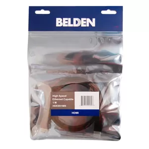 Cable de Video HDMI BELDEN HDE001MB, 1 m, Negro