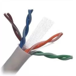 Bobina de Cable UTP CAT6+ BELDEN 2412 009a1000, 305 m, Blanco, Interior, 100% Cobre