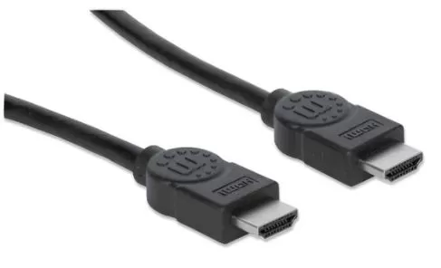 323246 Cable HDMI Macho a Macho, Blindado, Negro, 10 m; Con canal Ethernet, Canal de Audio de Retorno, Vídeo en 3D y Color Profundo. - Imagen 4