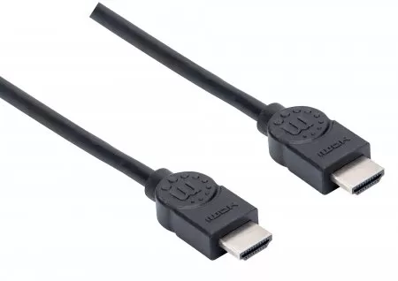 355308 Cable HDMI de Alta Velocidad, macho a macho,4K, blindado, Longitud 1.5m, Color negro