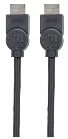 355308 Cable HDMI de Alta Velocidad, macho a macho,4K, blindado, Longitud 1.5m, Color negro - Imagen 3