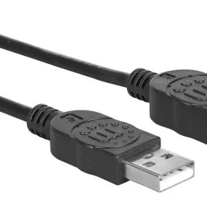308519 Cable USB-A V2.0 Ext. 0.9M Negro