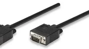 371377 CABLE MONITOR SVGA 8MM HD15M-M Longitud 11.0M, Color Negro.