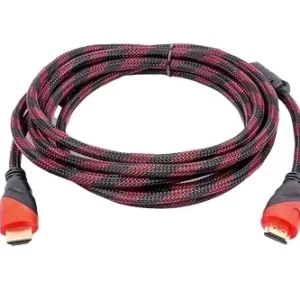 Cable HDMI Naceb Technology , 1,5 m, HDMI, HDMI, Macho/Macho, Rojo