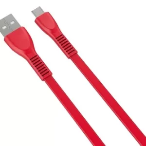 Cable USB a Micro USB Naceb Technology NA-0103R, USB, Micro USB, 1 m, Rojo