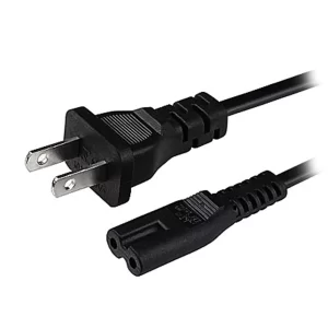 Cable de corriente BROBOTIX, 1,8 m, Negro, 125