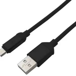 Cable USB BROBOTIX 161208N, USB, Micro USB, 1,2 m, Negro
