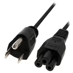 CABLE CORRIENTE PARA LAP TOP (TRIPLE), 1.8 m Color Negro, BROBOTIX 076889