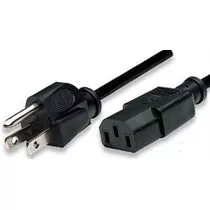 Cable Corriente de CPU BROBOTIX 000140, Macho/hembra, 1,8 m, Negro