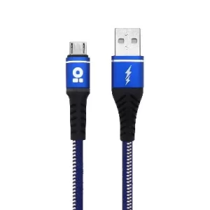 Cable USB V2.0 Tipo Micro B, 1.0 M, Denim, Azul (6000717), Brobotix