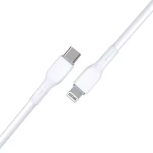 CABLE USB V3.0 TIPO C - LIGHTNING, 1 METRO, BLANCO, BROBOTIX  6006818