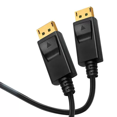 CABLE DISPLAYPORT, V1.2, 4K, 1 M, DISPLAYPORT A DISPLAYPORT, MACHO/MACHO, NEGRO, BROBOTIX 6005811 - Imagen 2