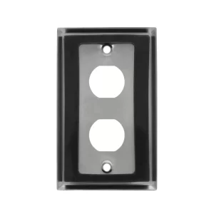 Placa Frontal de Ancho Sencillo de 2 Puertos TRIPP-LITE N206-FP02-IND, Plata, Acero inoxidable