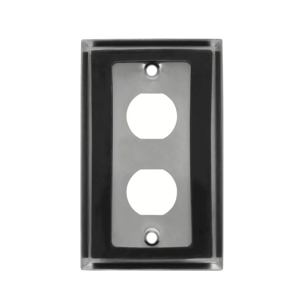 Placa Frontal de Ancho Sencillo de 2 Puertos TRIPP-LITE N206-FP02-IND, Plata, Acero inoxidable