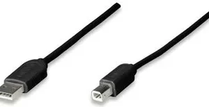 342650 Cable USB Para impresora USB-A a USB- B Macho-Macho, Negro, 1.8 m,