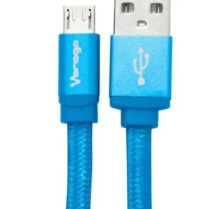 Cable USB VORAGO CAB-113, 1 m, Azul