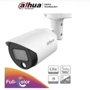DAHUA HAC-HFW1509TN-LED - Camara Bullet Full Color de 5 Megapixeles/ Lente de 2.8mm/ 112 Grados/ Leds para 20 Metros/ Metalica/ WDR de 120 dB/ IP67/