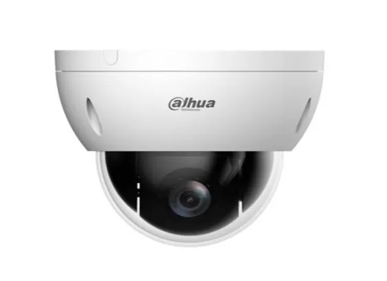DAHUA SD22204DB-GNY - Cámara IP PTZ de 2 MP / WizSense/ 4x de Zoom óptico/ Starlight / Detección facial/ IK10/ IP66/ Ranura para MicroSD/ PoE