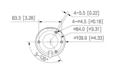 DAHUA DH-IPC-T1E40 - Camara IP Domo de 4 Megapixeles/ Lente de 2.8 mm/ 93 Grados de Apertura/ H.265+/ WDR Real de 120 dB/ IR de 30 Metros/ IP67/ PoE - Imagen 2