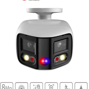 Camara DAHUA IPC-PFW3849S-A180-AS-PV Cámara IP Bullet WizSense 2x4MP con visión de 180°