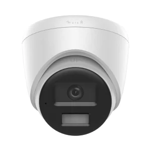 Turret IP de 2mp/ Lente 2.8mm/ Ángulo de visión 101/ 20m IR/ 15m Luz Bca/ Micrófono Integrado/ ACUSENSE Lite/ Exterior IP67/ PoE/ dWDR/ H.265+ / ONVIF