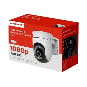 Cámara de seguridad Wi-Fi panorámica exterior Pan/Tilt (MC500) Full HD de 1080p con vista de 360