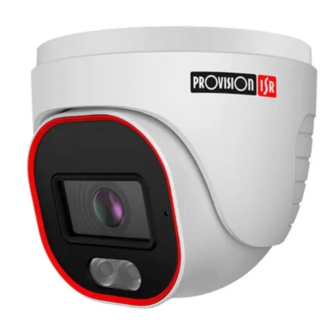 Camara domo IP 2 MP, Lente 2.8mm (93), de dia detecta hasta 40 mts/Reconoce: 8 mts/Idetifica: 4 mts, IR hasta 20 mts, DDA , microfono, WDR, IP67