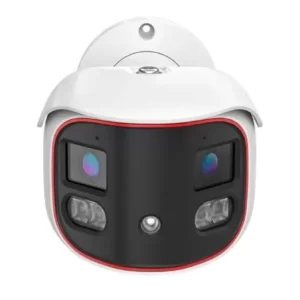 Cámara Bala panorámica IP 8 MP, Lente 2.8mm (180°), de dia detecta hasta 20 mts, IR hasta 20 mts,LED híbrido, DDA2, Microfono incorporado, WDR,IP67