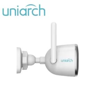 Cámara IP Bala Wifi Uniarch (Uho-B2R-M2F3) 2MP / Lente Fijo de 2.8mm / IR 20M / MicroSD 128GB / Micrófono + Altavoz / Human Body Detection / IP67